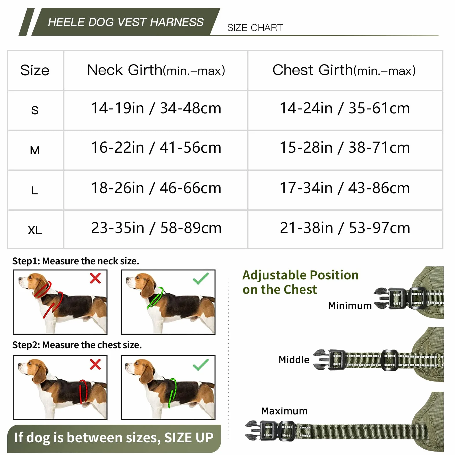 Harnais Chien Anti Traction Réfléchissant pour Moyen Grand Chien avec Poignée Rembourrée, Vert, M