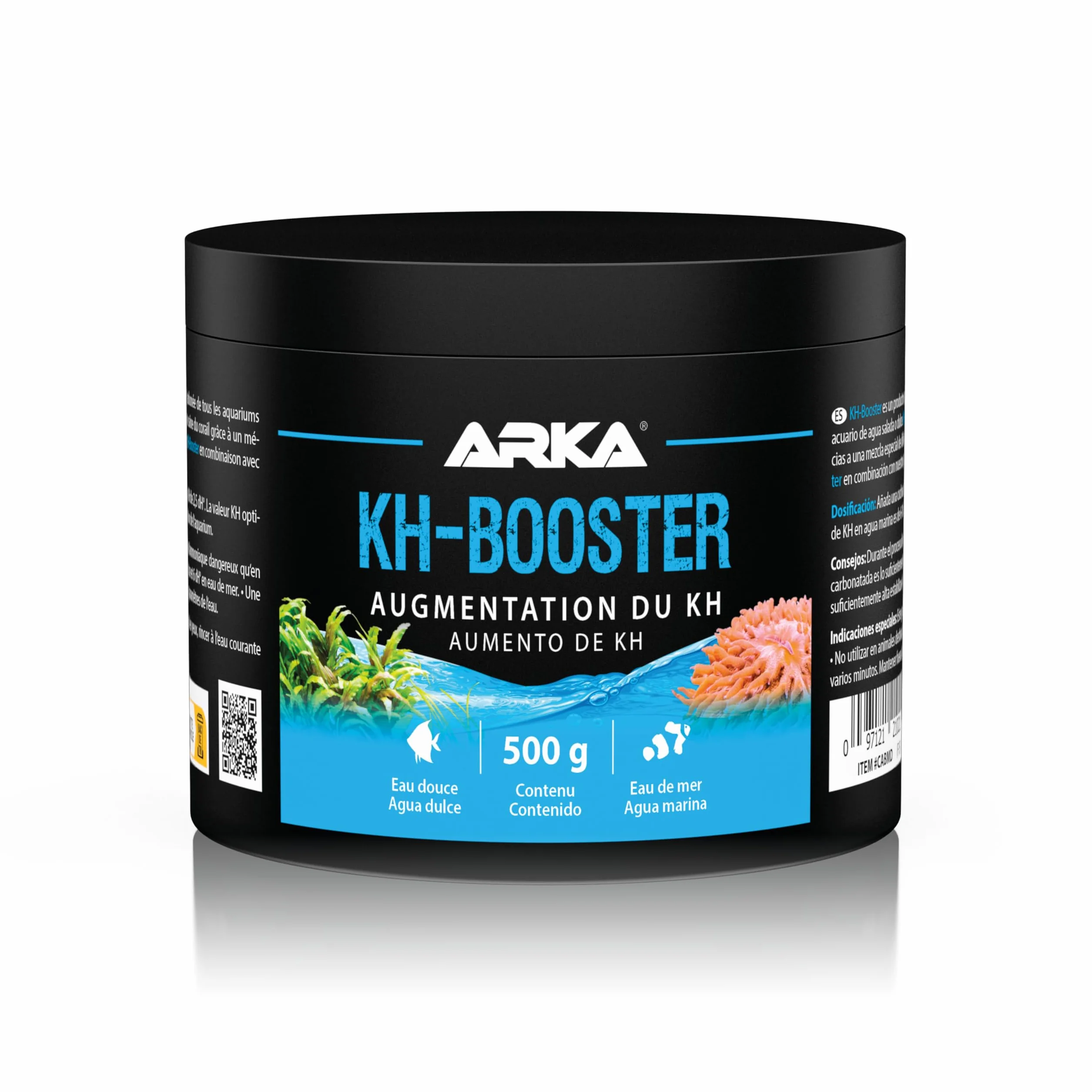 Augmenteur KH Aquarium 500 g Poudre Tampon pH pour Eau Douce Marine stabilise paramètres protège biofiltre favorise Nitrification Eau Claire équilibrée