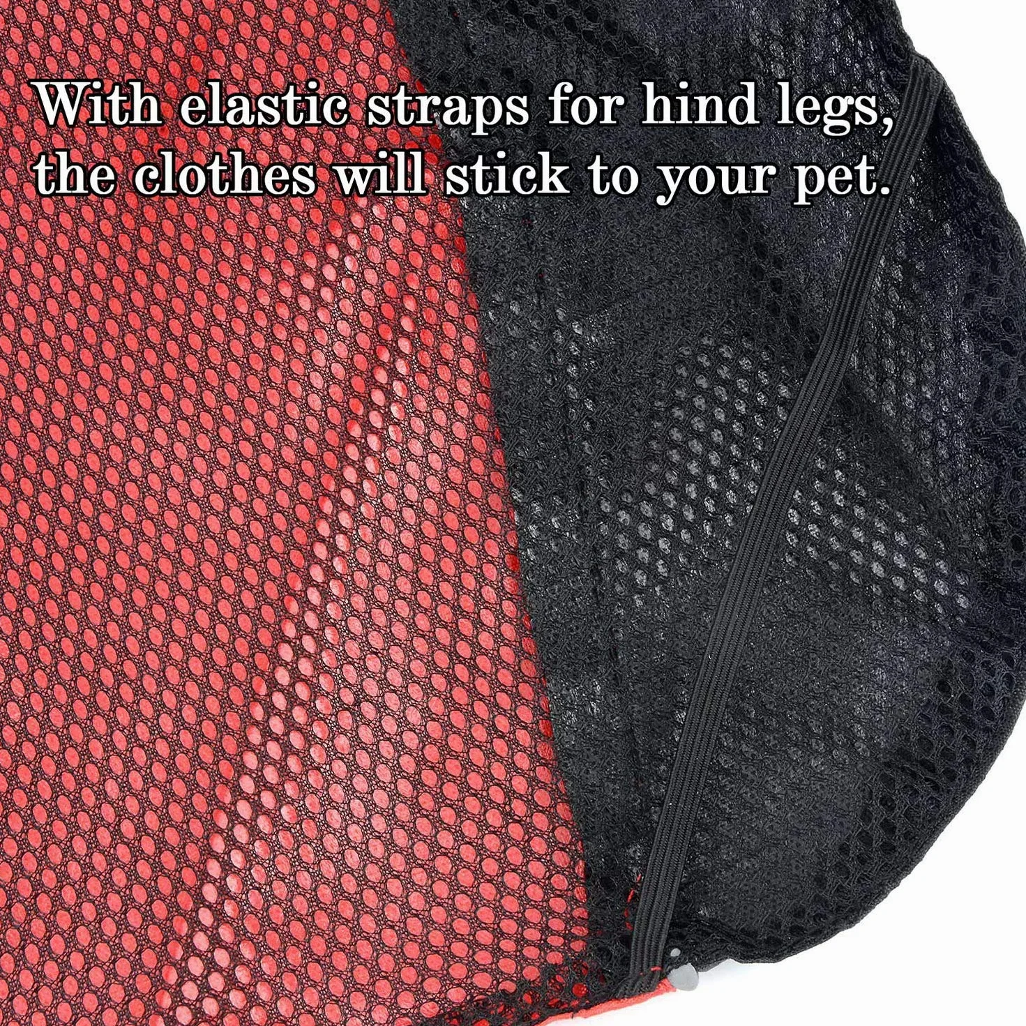 Zunea Manteau Imperméable pour Chien Moyens à Grands Réfléchissant Veste de sécurité Coupe-Vent Légère Doublée en Maille Vêtements pour Voyage/Randonnée pour Les Jours Pluie Rouge 7XL