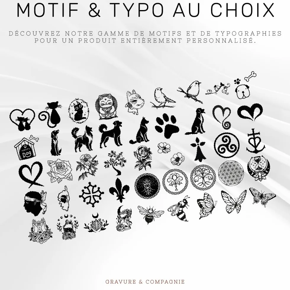 Médaille Gravée pour Chien et Chat – Médaillon d’Identification Personnalisé 3 Lignes Aluminium Anodisé – Gravure Recto Verso avec Nom (Grand Os-40 mm, Bleu)