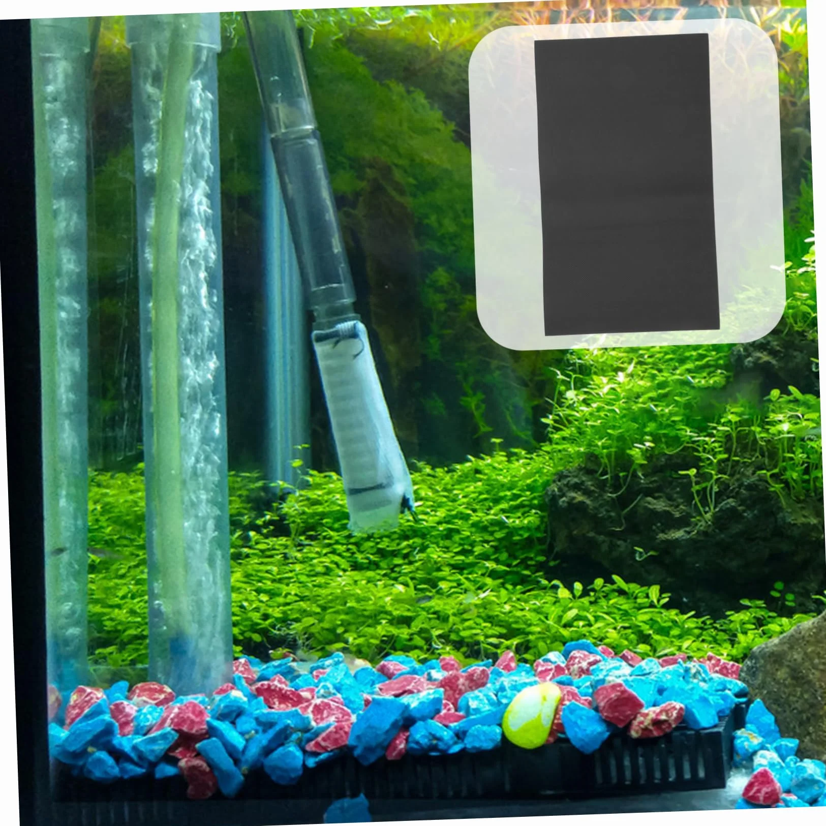 INOOMP Tapis pour Aquarium Protecteur Mousse Non Black Coton