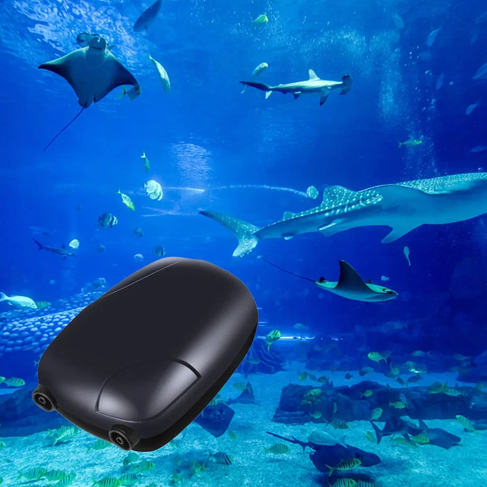 Pompe d'oxygénation Fishbowl Ultra-silencieuse 220V 3W 5W pour Aquariums RS-390 Prise européenne