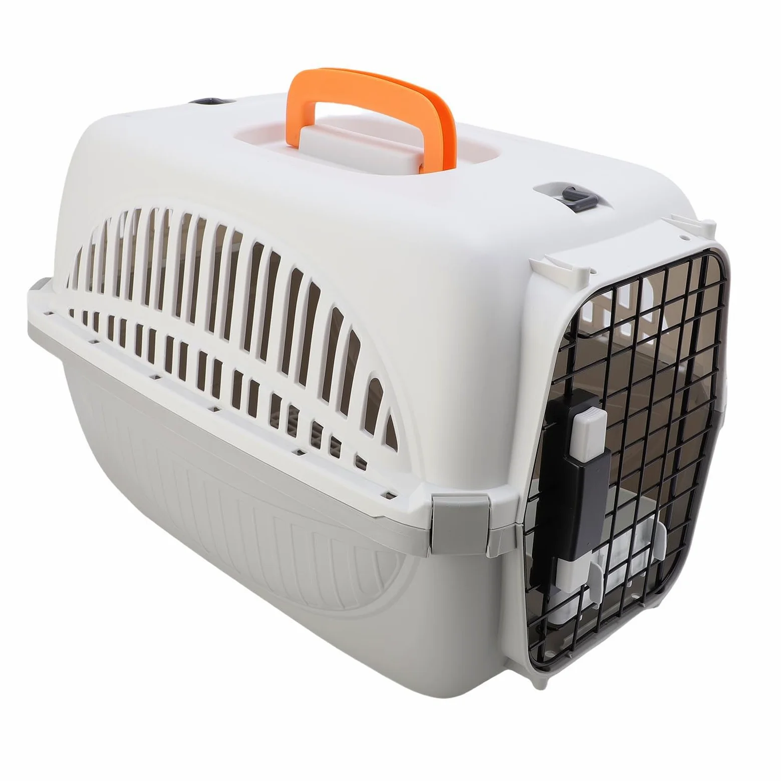 Caisse de Transport Rigide pour Animaux de Compagnie Portable Facile Monter avec Ventilation Renforc e Adapt e Avion IATA Chien Chat
