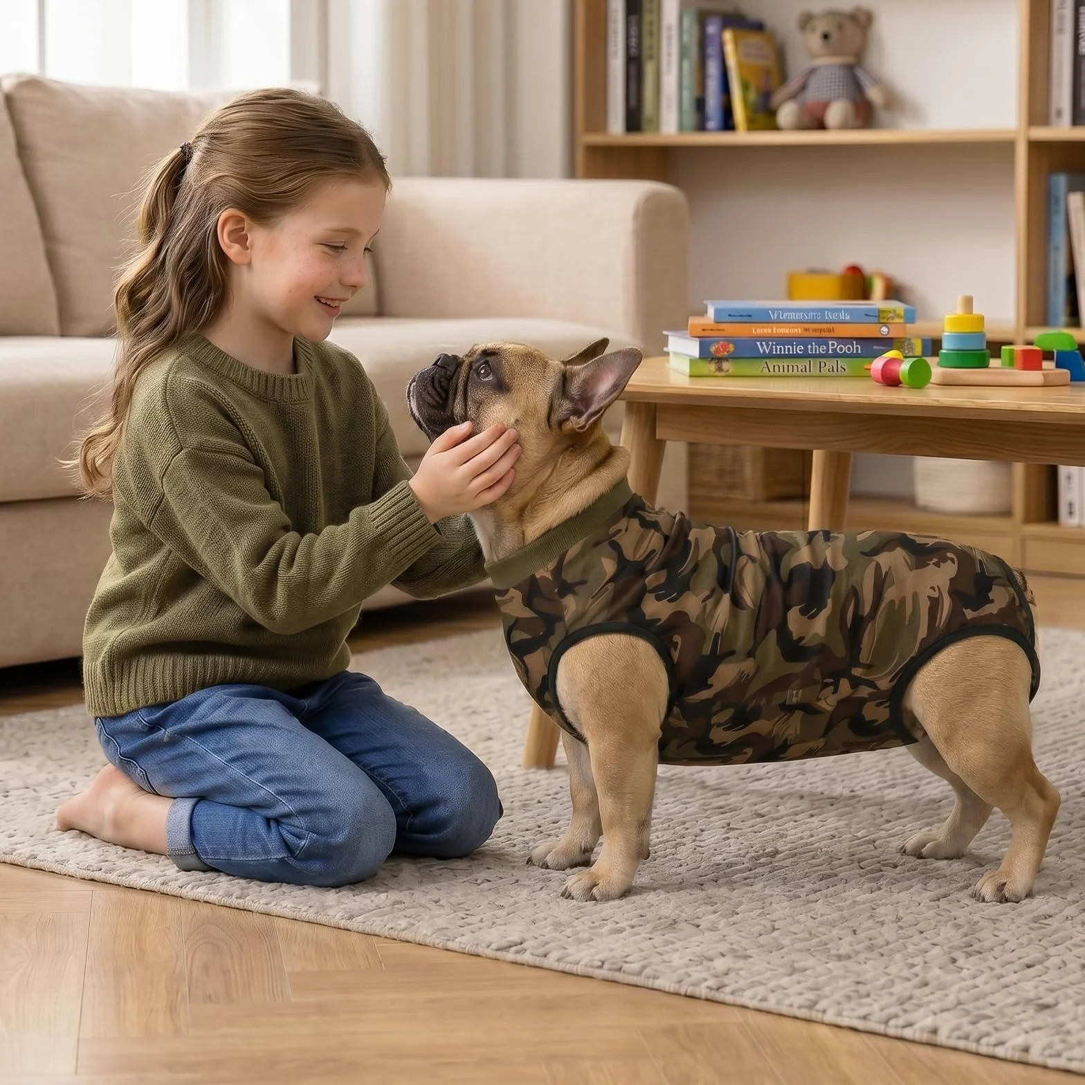 FEimaX Combinaison de Récupération pour Chien Après Chirurgie, Body Post-Opératoire pour Chiens Moyens et Grands