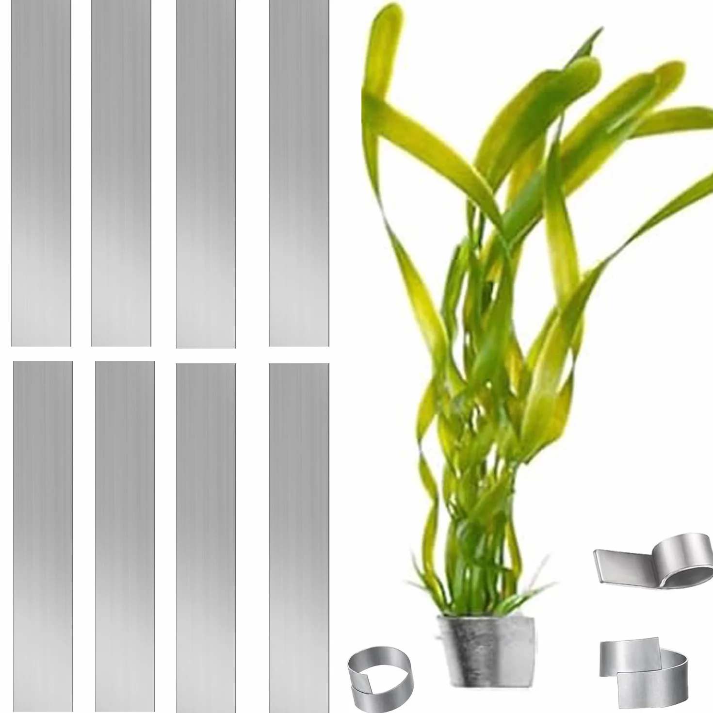 Luxiremi 20 poids d'ancrage pour plantes d'aquarium anti-flottement pliables renforcés