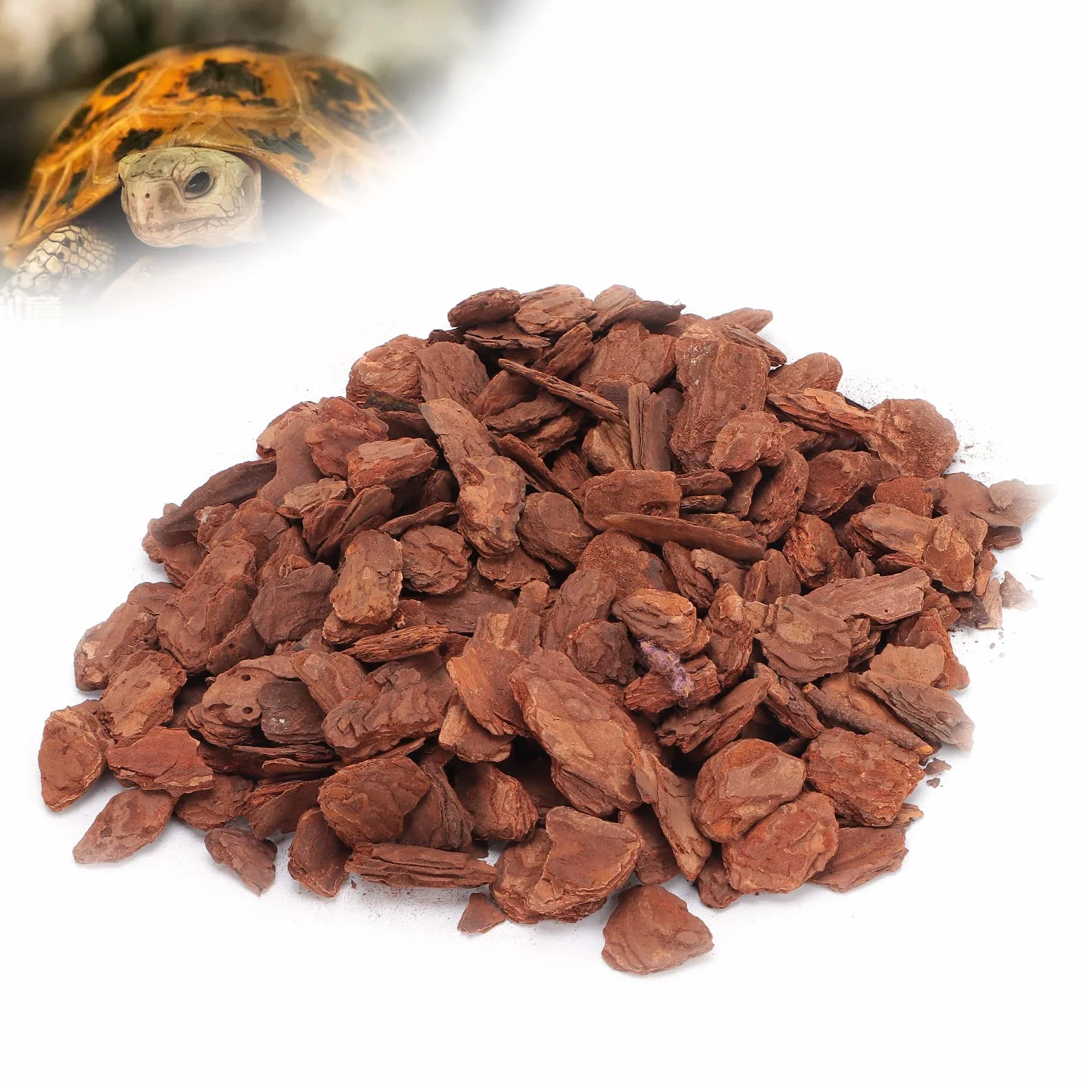 250G Écorce de Pin pour Reptiles Substrat Naturel Granulés Fins Terrarium