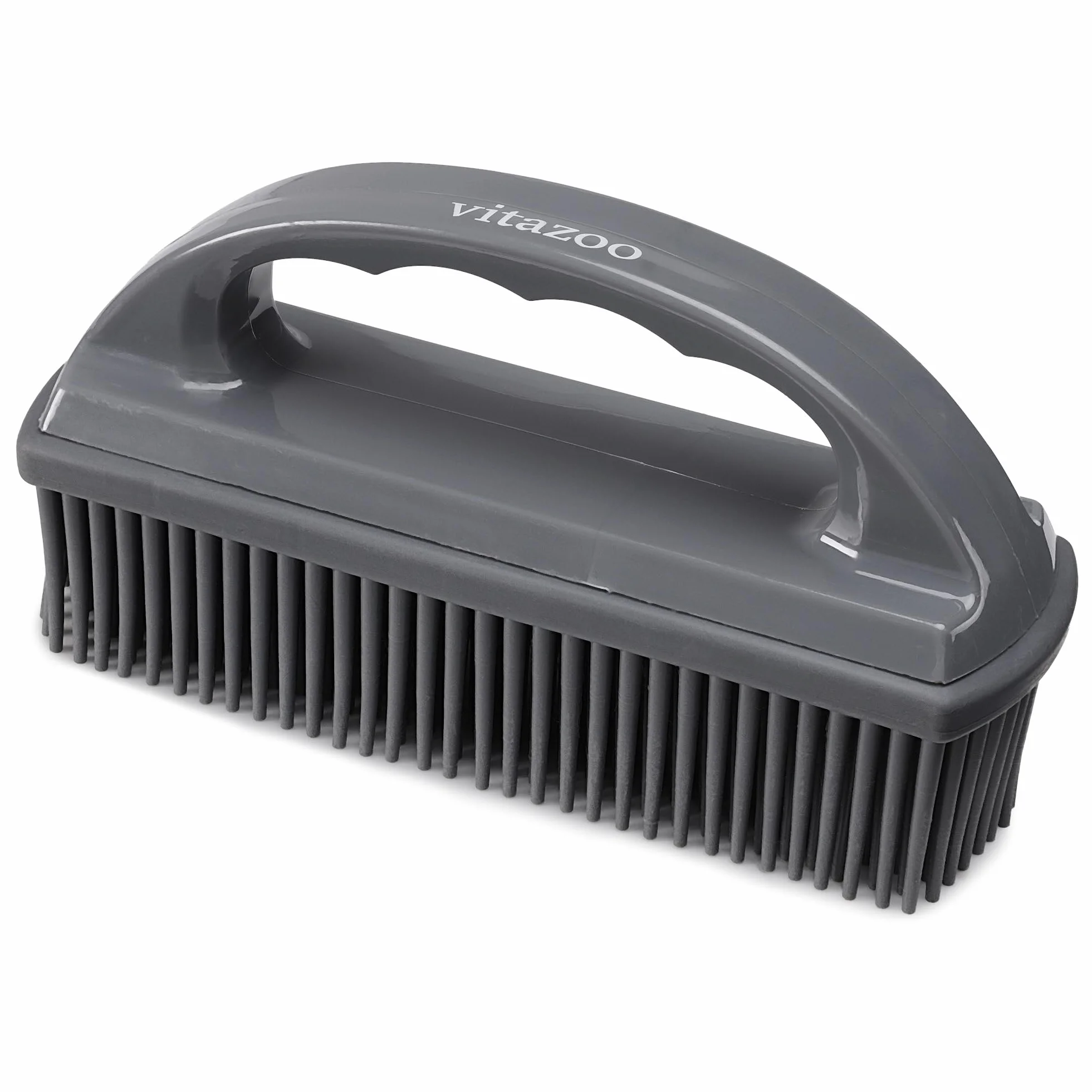 Brosse Poil Chat et Chien - Brosse Ramasse Poils Animaux en Caoutchouc pour Nettoyage Siège de Voiture Tissu Textile Tapis