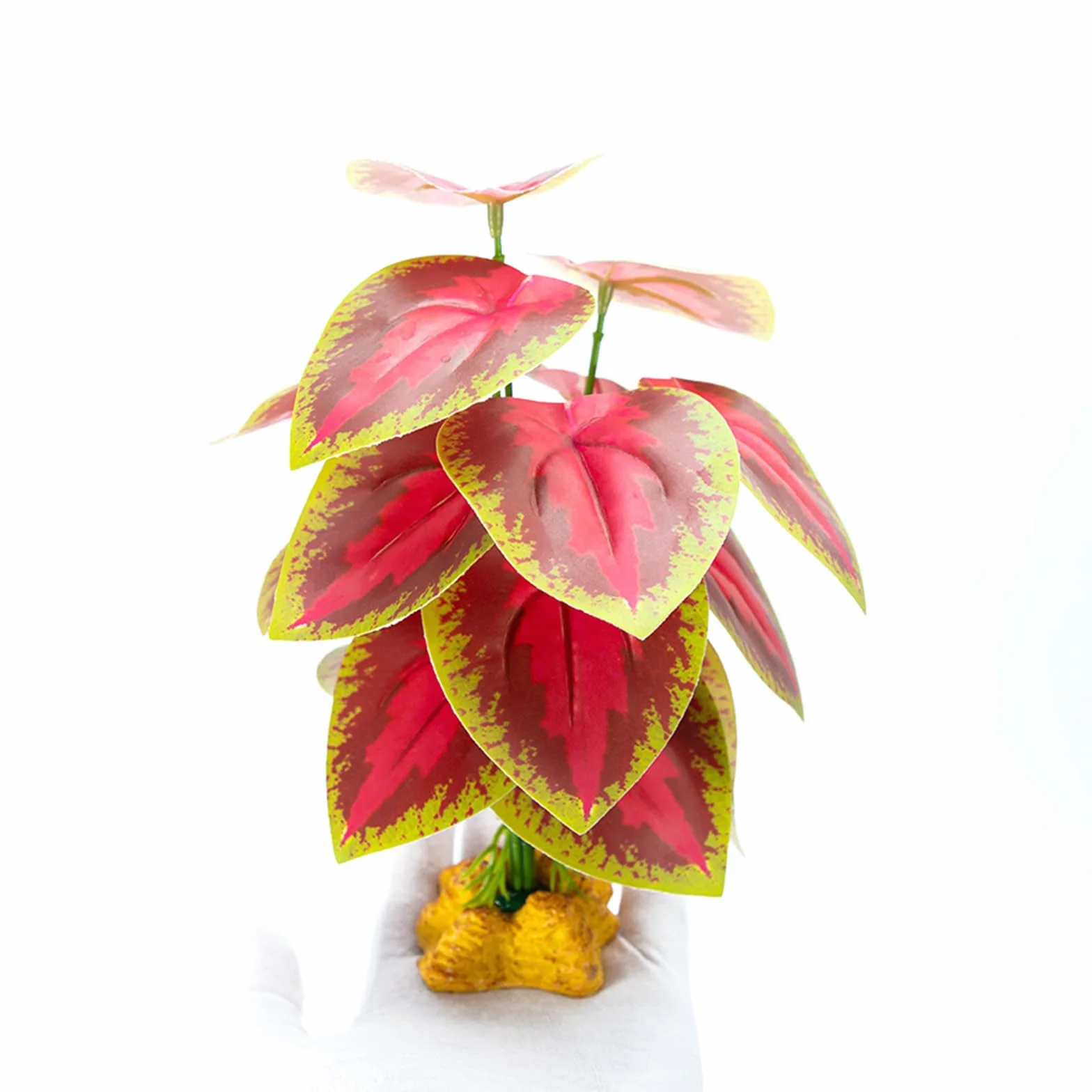 Plante pour reptiles - Plante flexible - Terrarium - Jungle Habita - Pour lézards et serpents - Décoration fausse plante