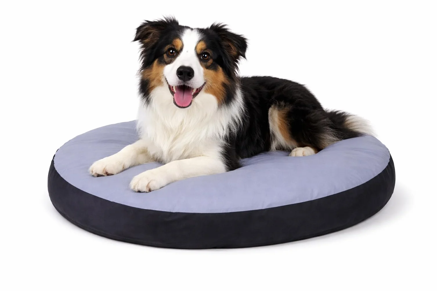 Karlie Flamingo Coussin Oval Doc Bed 70 x 56 x 8 cm Noir/Gris