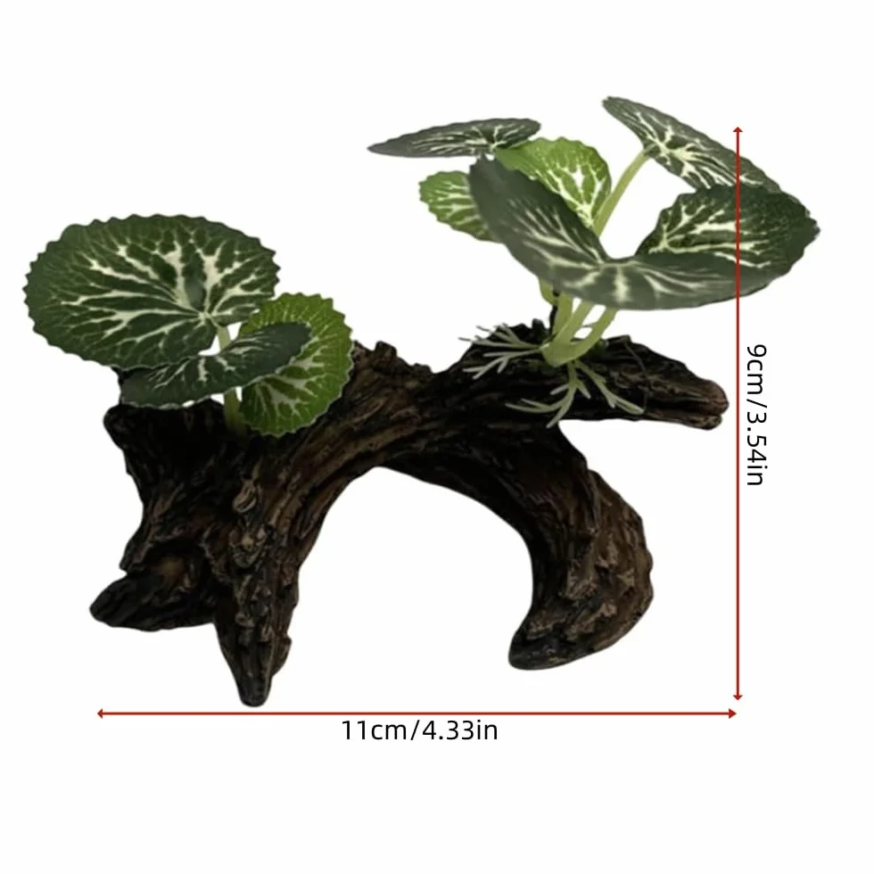 Plantes Artificielles D'aquarium Ornement Terrarium Reptile Vigne D'aquarium Faux Reptile