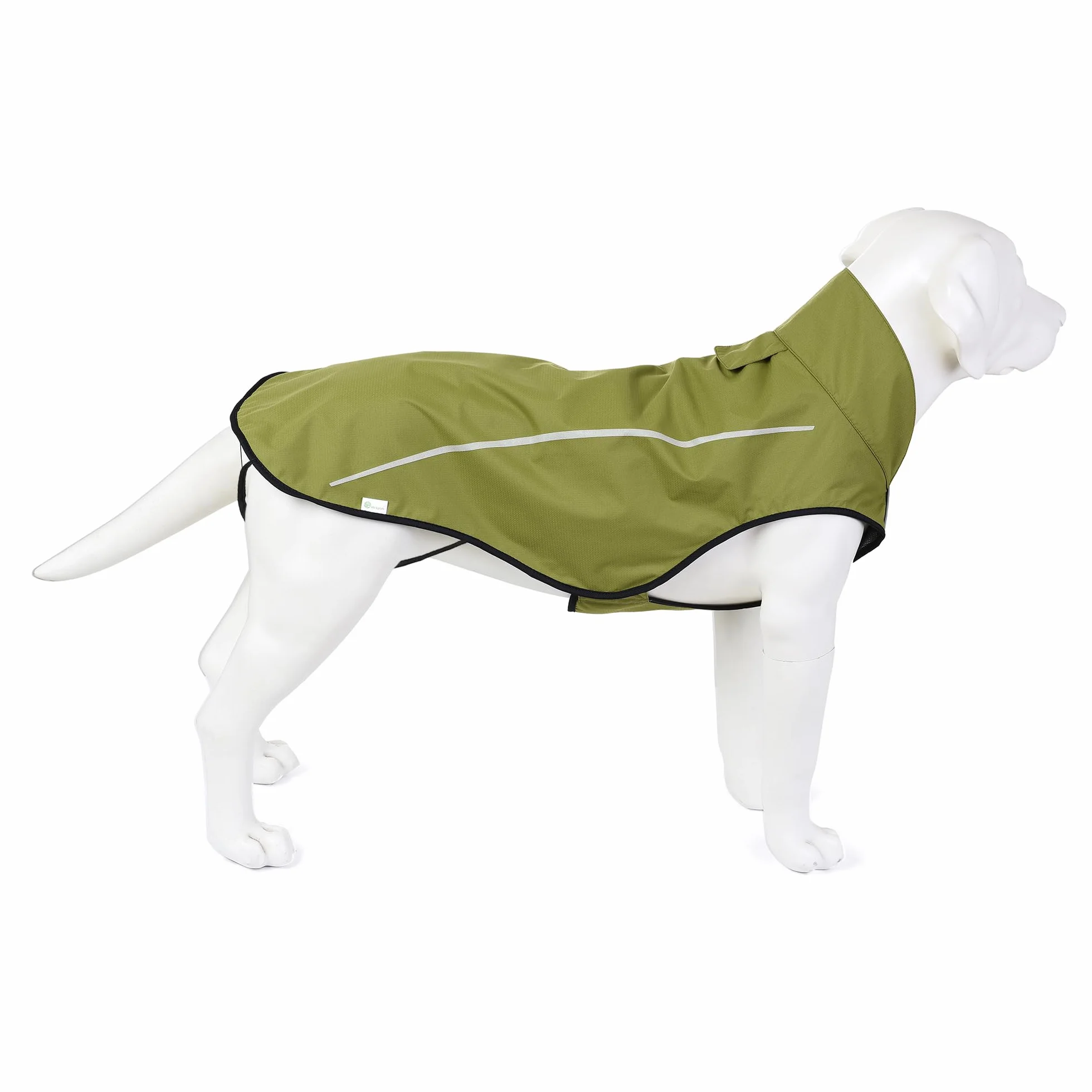 Mile High Life Imperméable pour Chien Veste de Pluie Réfléchissante Jaune Tilleul S