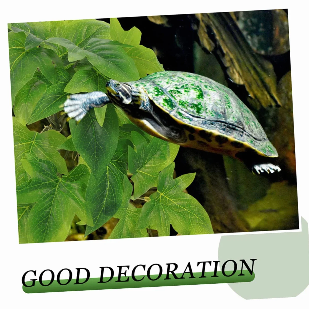 Plantes Suspendues Artificielles pour Terrarium Reptile 22X27X13Cm DéCor LéZards avec Ventouses Facile À Nettoyer Et RéSistant pour Habitat Reptiles