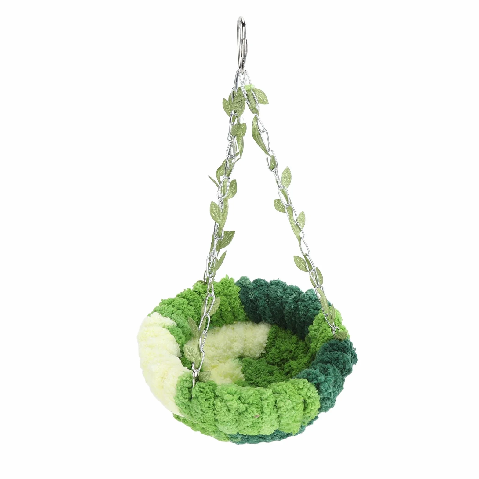 Nid D'oiseau Maison D'élevage de Perruches en Molleton de Corail Doux Grand Hamac 17x32cm