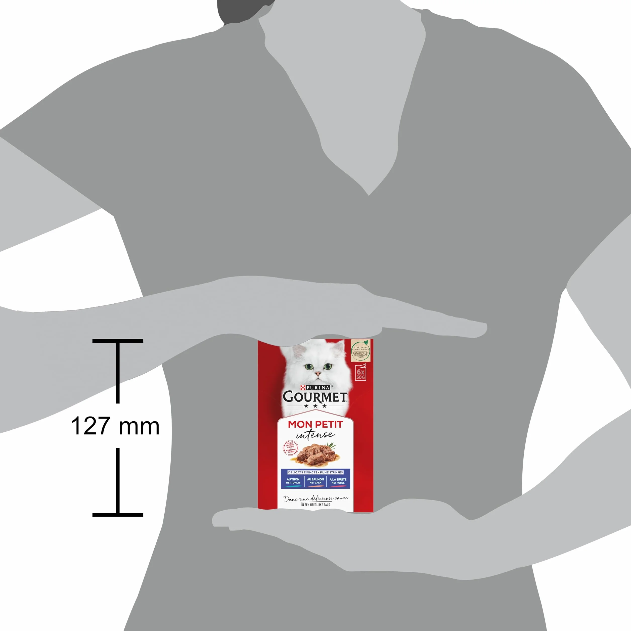 GOURMET Mon Petit Poissons 6x50g