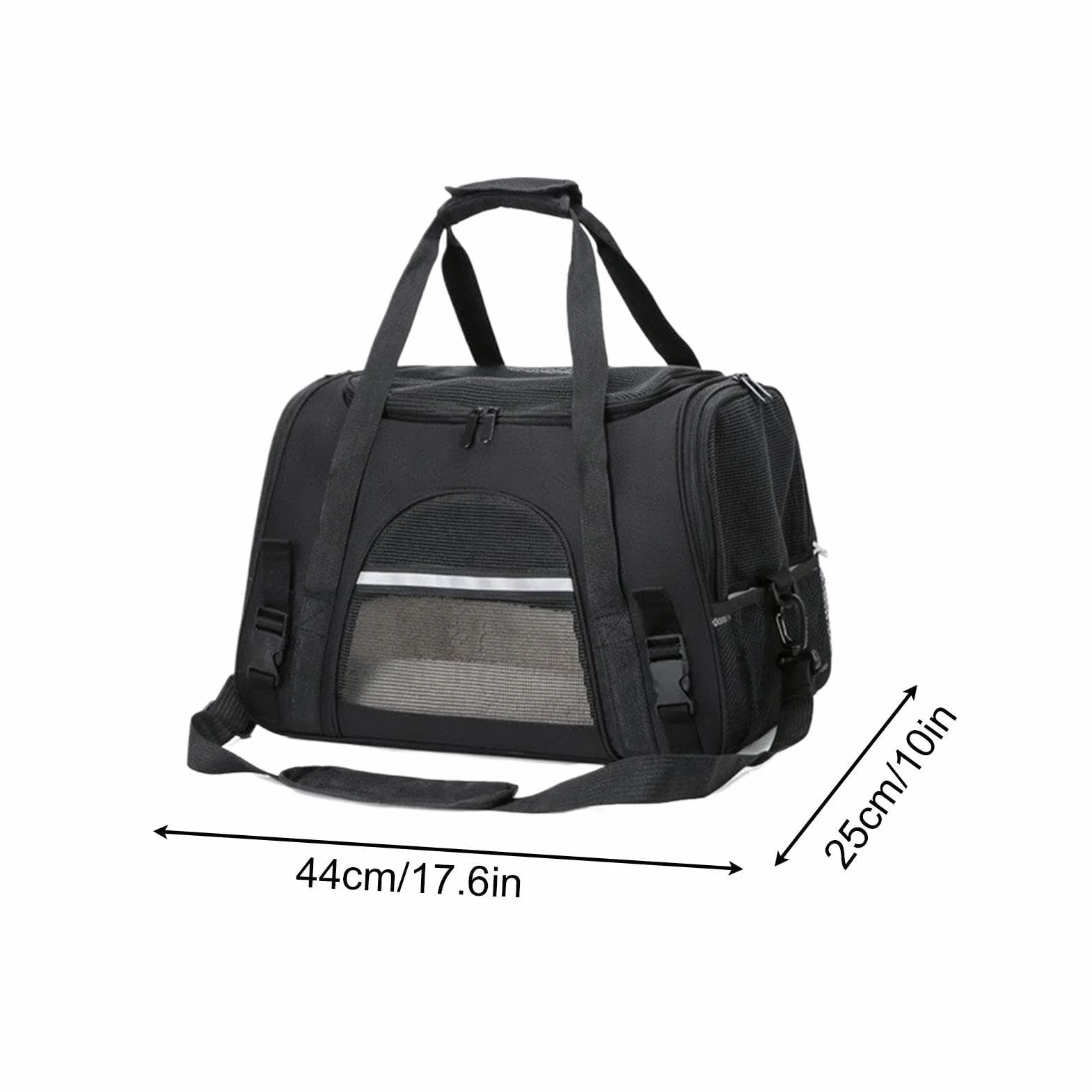 Cage de transport légère pour chat - Pour la randonnée et le camping - Sac ergonomique souple avec poignées pour chats, chatons et petits chiens