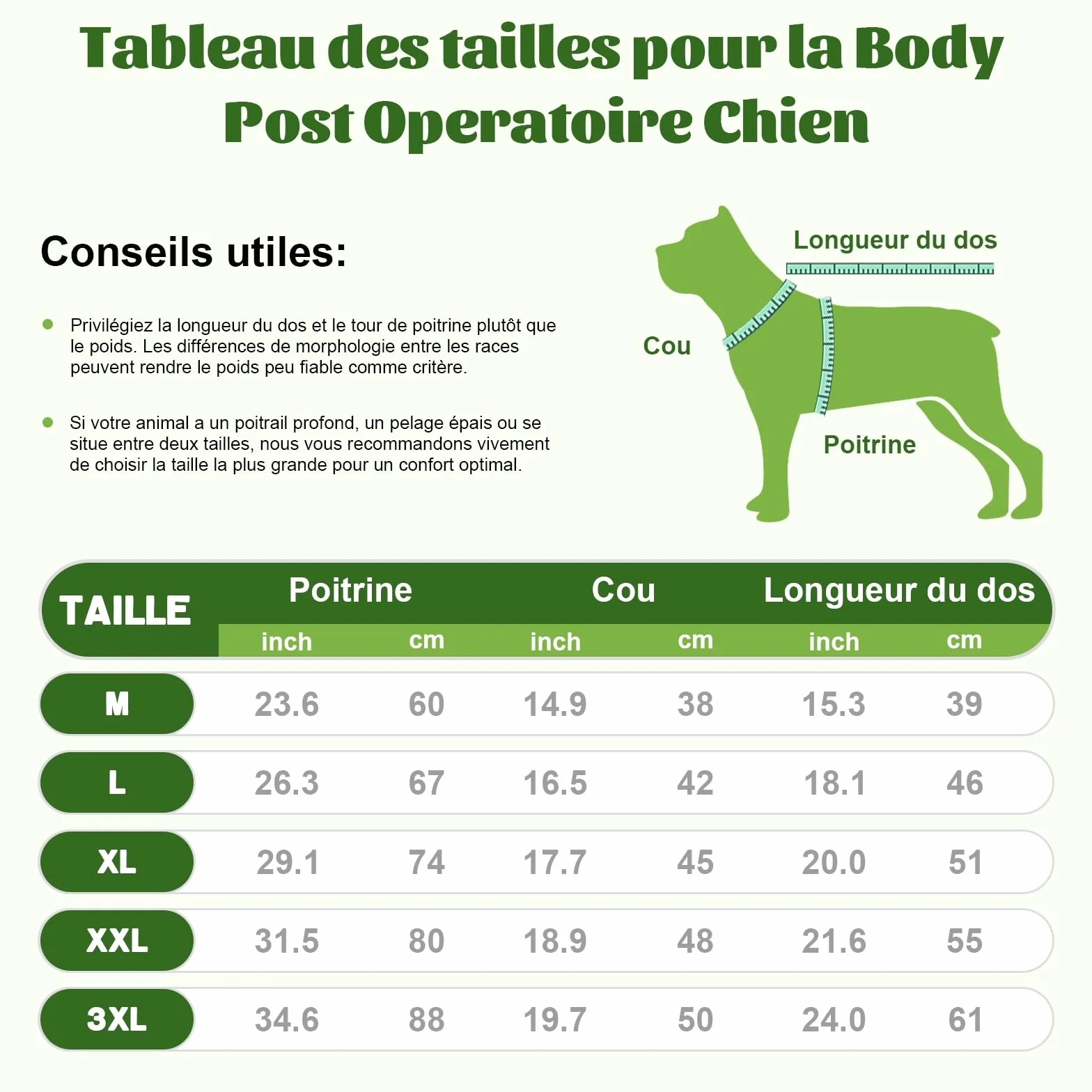 FEimaX Combinaison de Récupération pour Chien Après Chirurgie, Body Post-Opératoire pour Chiens Moyens et Grands