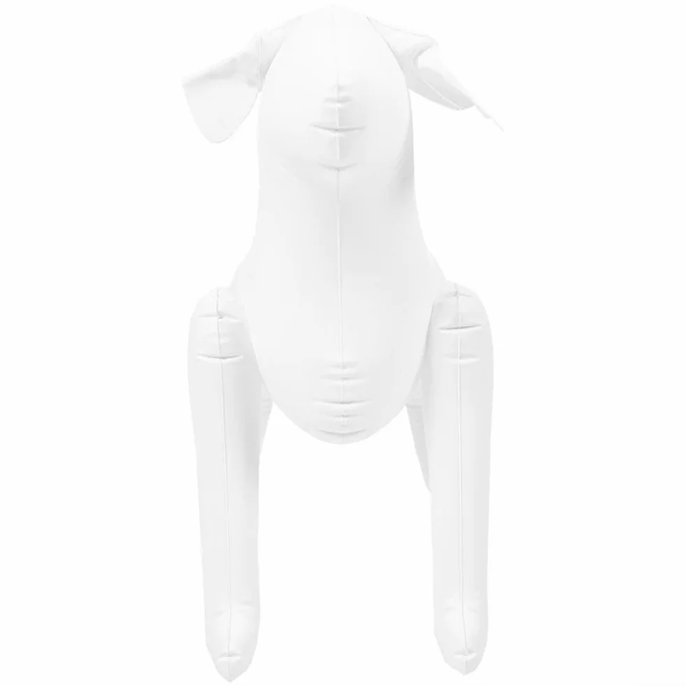 Mannequin Gonflable PVC Animaux de Compagnie Pieds réglables Présentation Vêtements Blanc