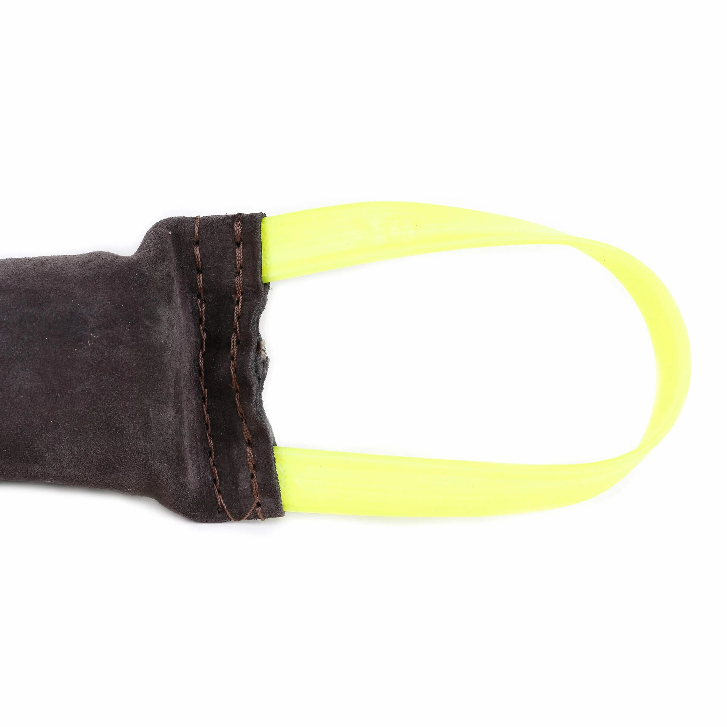 JULIUS K-9 Boudin à mordre en cuir 25 x 5,5 cm avec couture intérieure et 2 anses