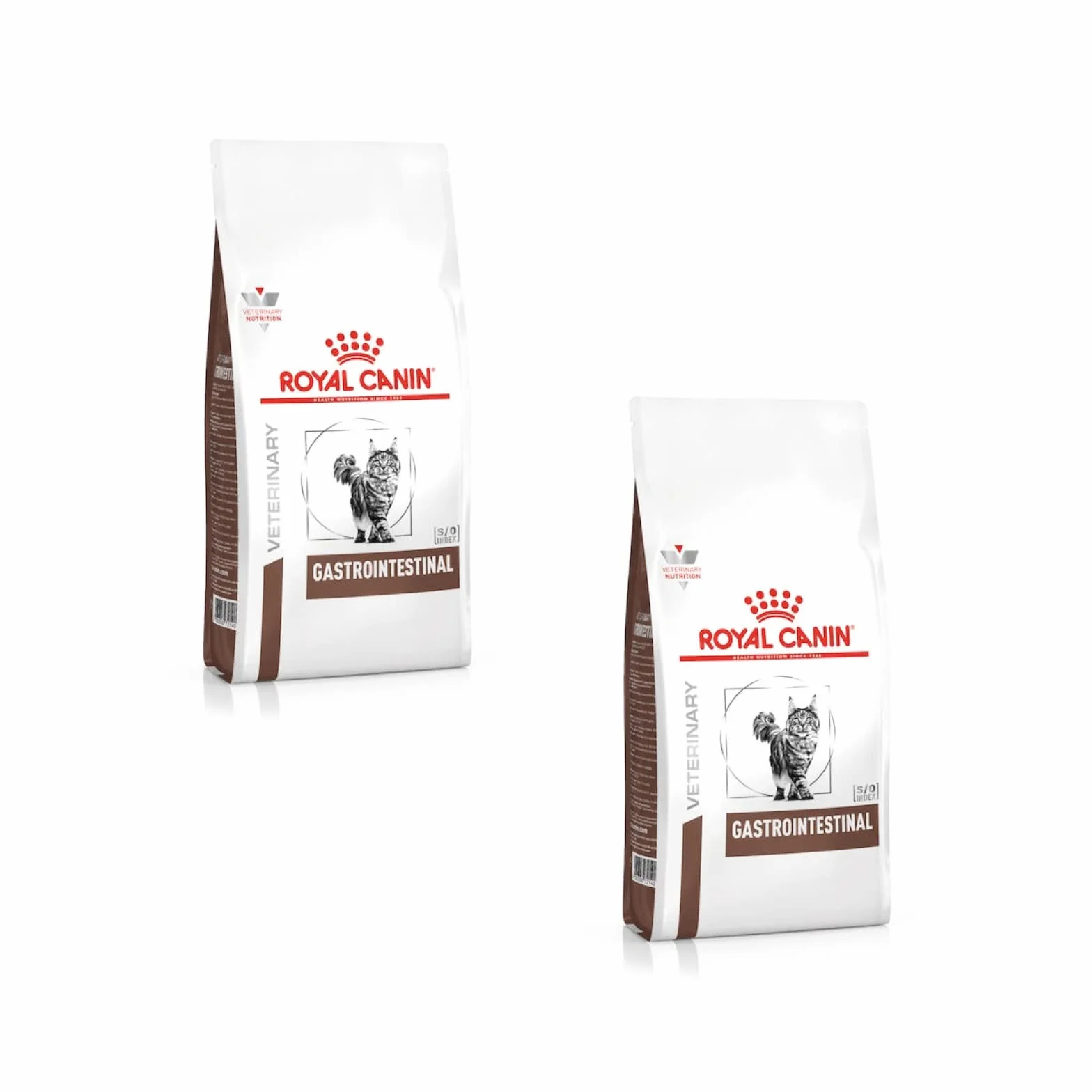 Royal Canin Veterinary Gastrointestinal | Pack Double | 2 x 400 g | Aliment diététique Complet pour Chats | en Cas de Troubles aigus de l'absorption intestinale