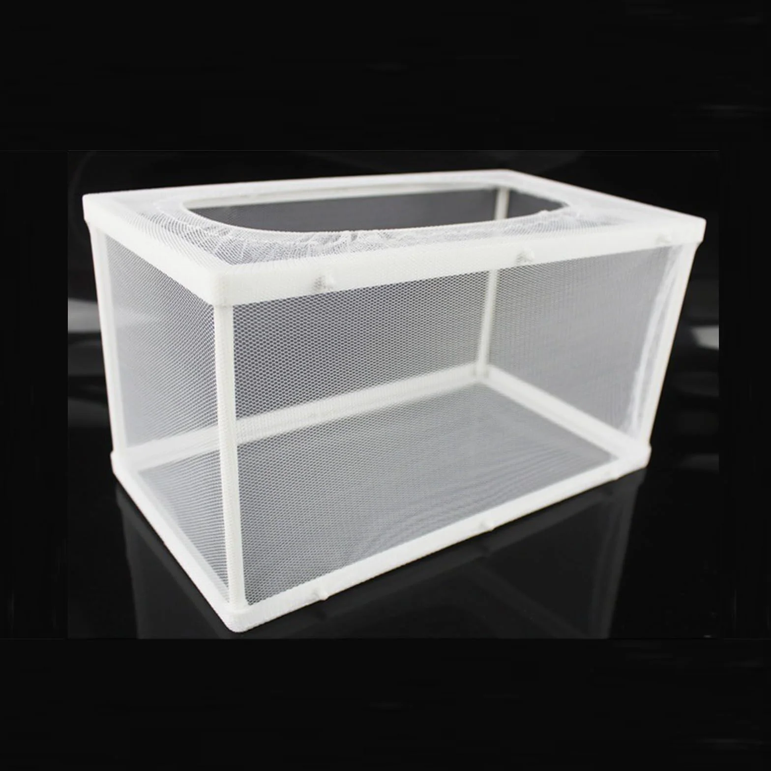 2 Pièces Boîte de Frai, Filet Isolant pour Aquariums, Incubateur de Poissons d'aquarium, Convient pour Les Aquariums, Isoler Les Semis et Soutenir l'incubation et la Reproduction (Blanc)