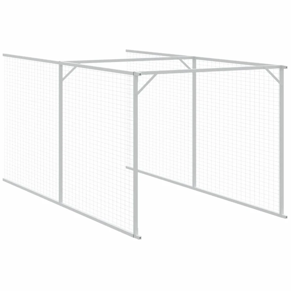 Niche pour chien gris clair 110x405x110 cm