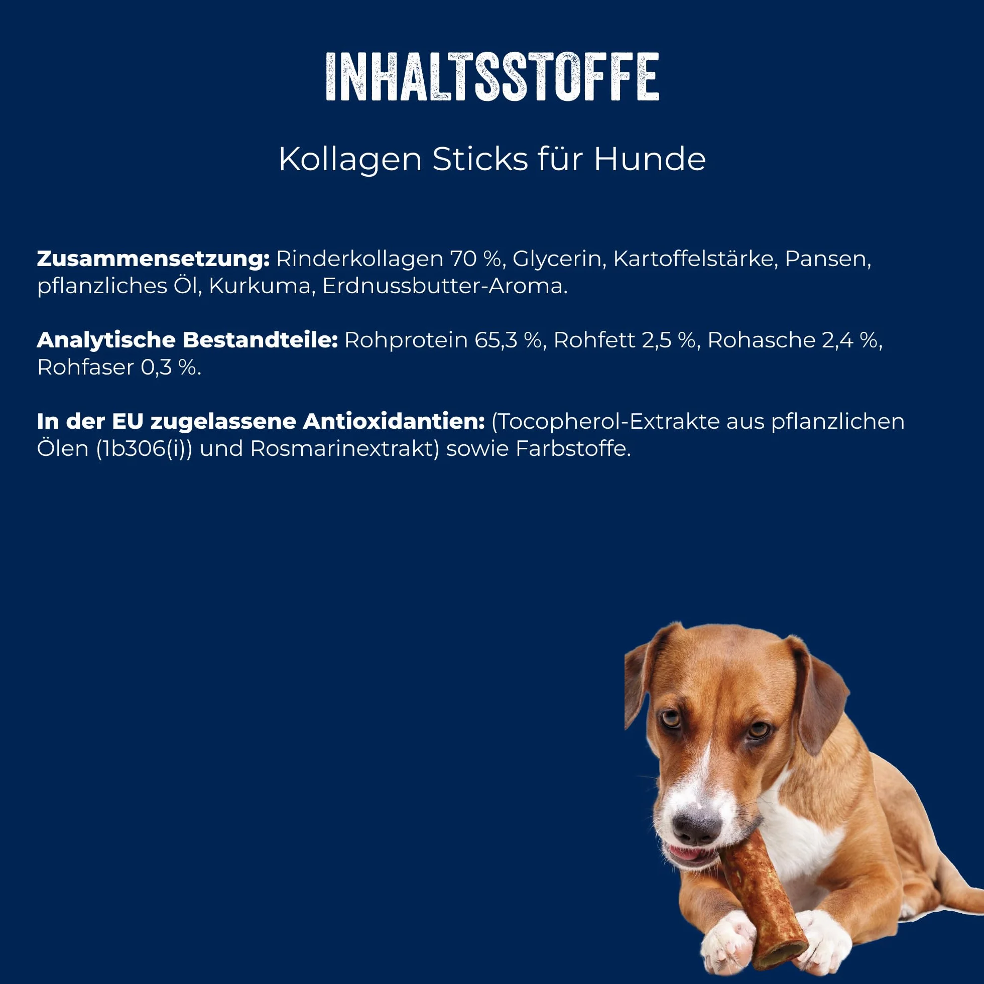 Brit Premium by Nature Lot de 2 Rouleaux de collagène à mâcher pour Chien, collagène de bœuf et Beurre d'arachide