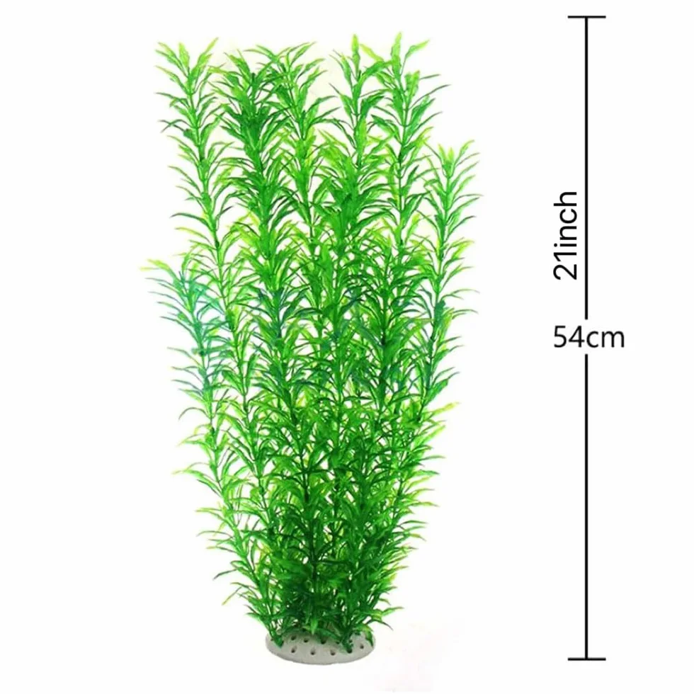 Grandes plantes artificielles en plastique pour aquarium 50,8 cm Norgail