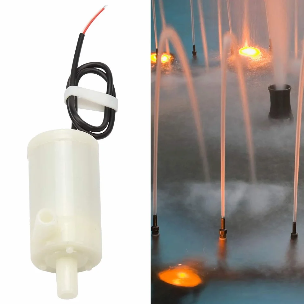 Pompe à Eau DC 3V 5V 6V Silencieuse étanche pour Aquarium
