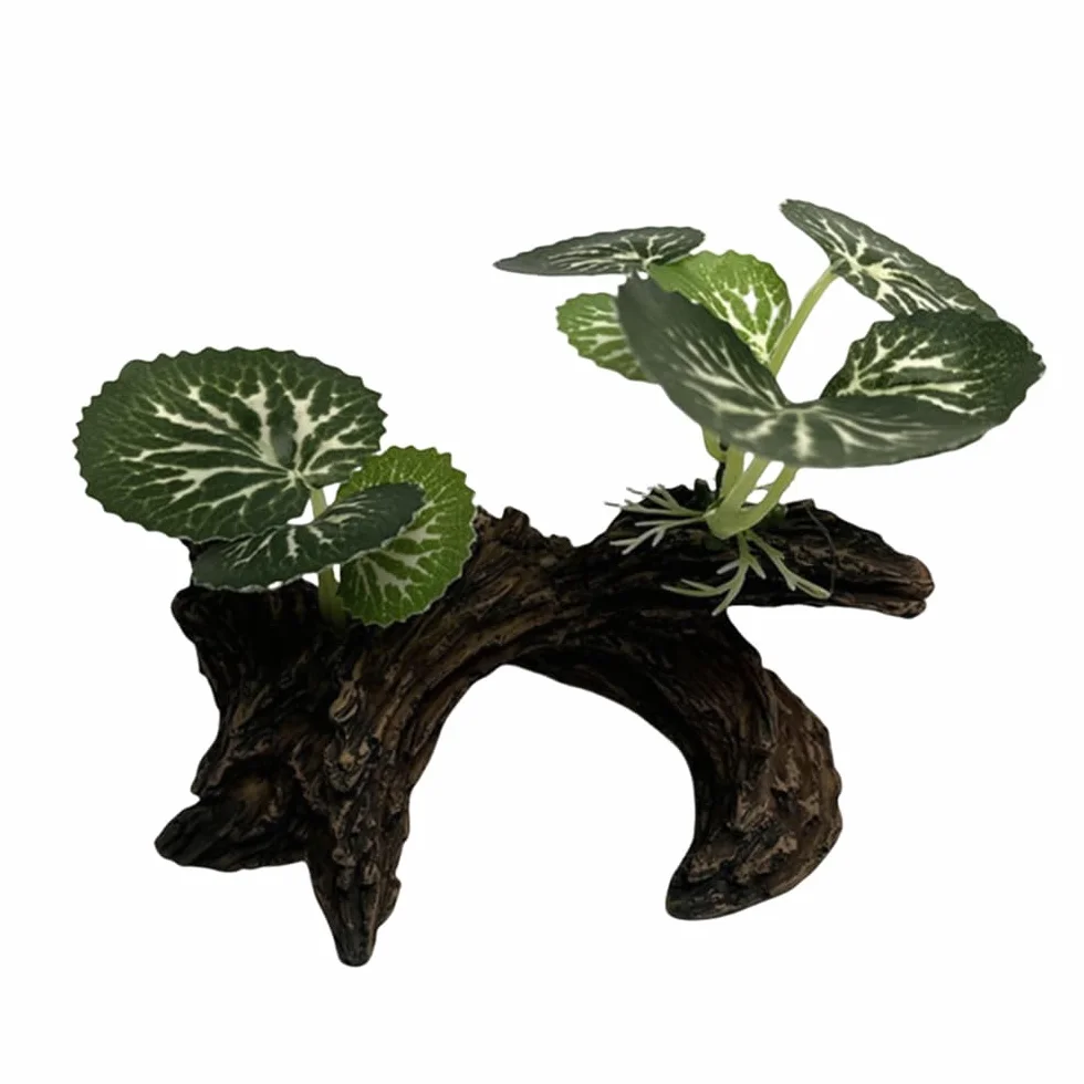Plantes Artificielles D'aquarium Ornement Terrarium Reptile Vigne D'aquarium Faux Reptile
