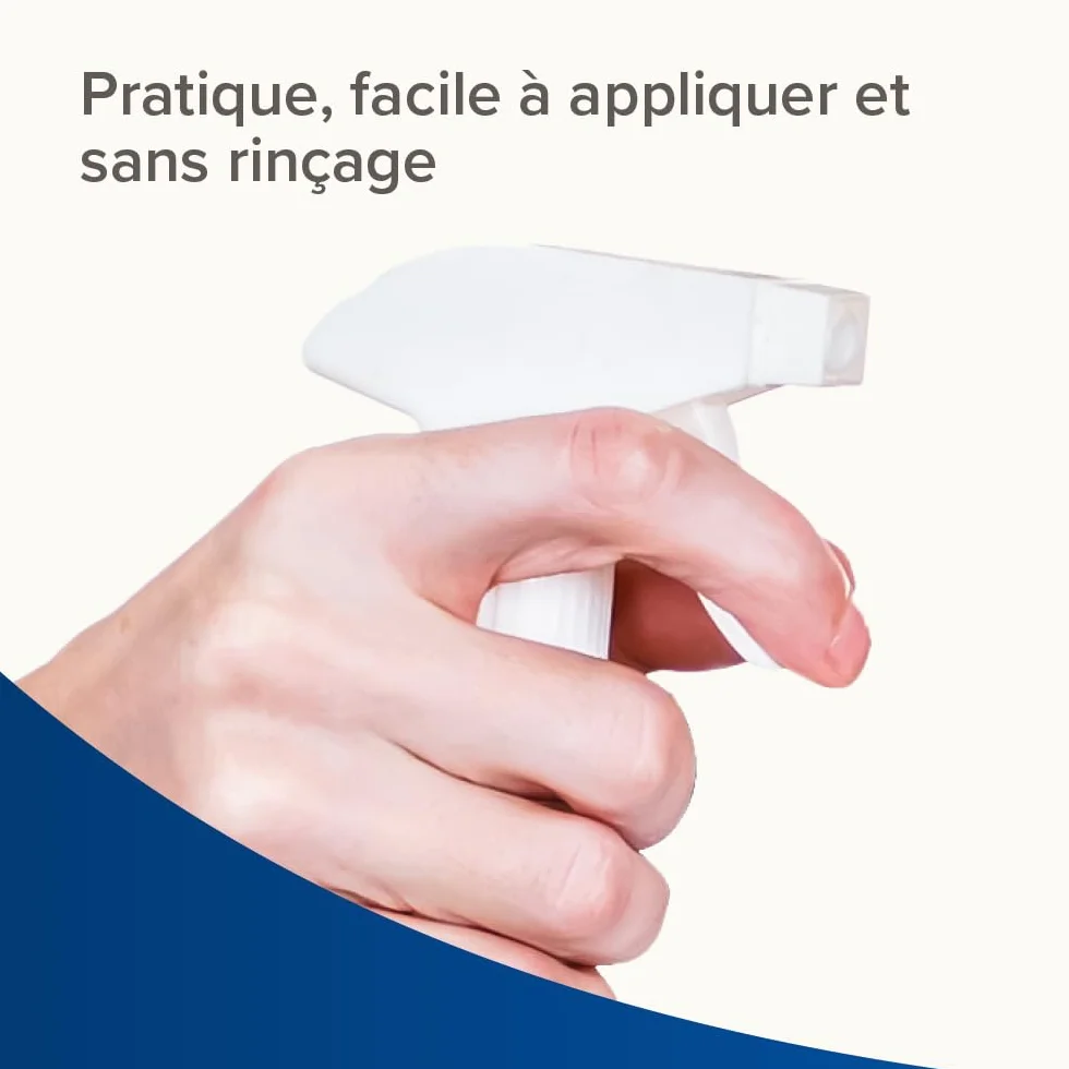 BEAPHAR DIMETHICARE Spray Stop Parasites Chien Chat 250ml Contre puces tiques poux aoûtats Sans pesticide Aloe Vera