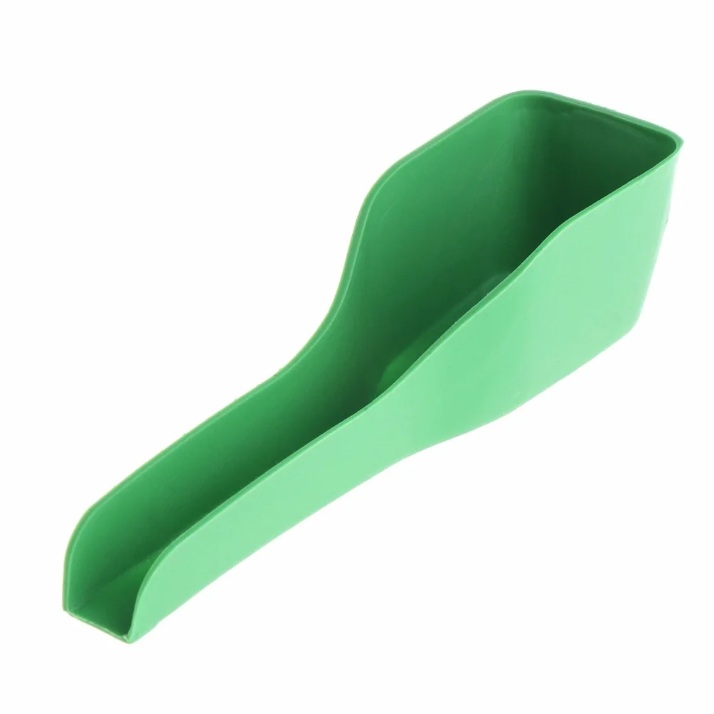 Cuillère d'alimentation manuelle pour oiseaux en plastique pour canard caille