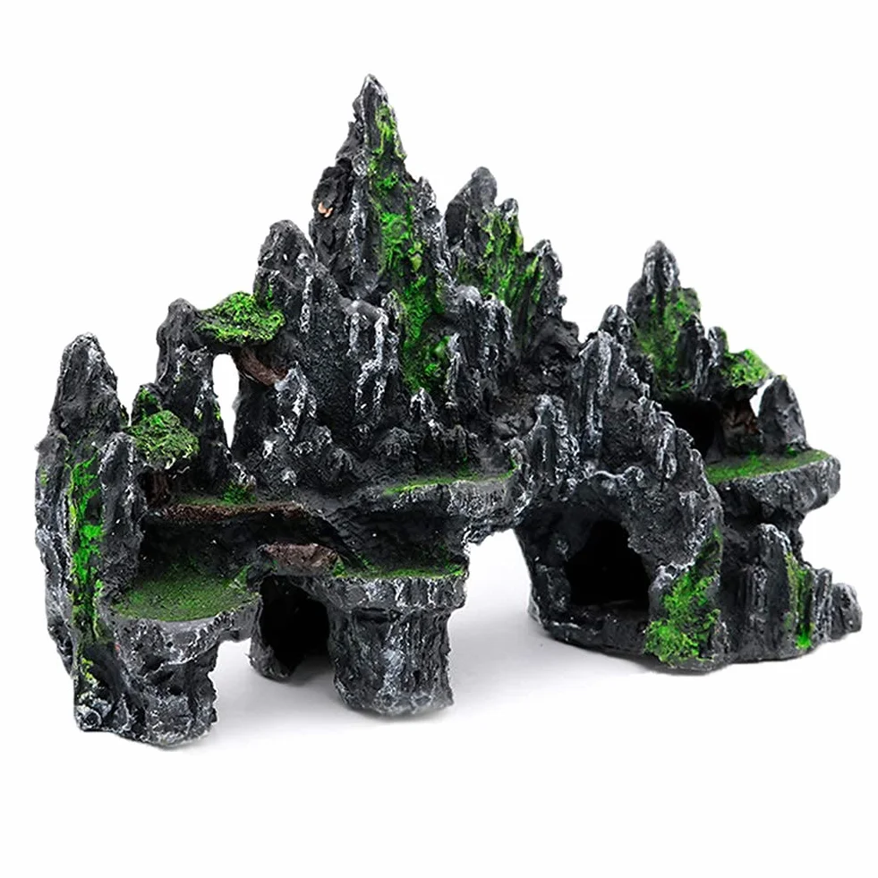 Grande décoration d’Aquarium en Rocher avec Grotte PakyKai