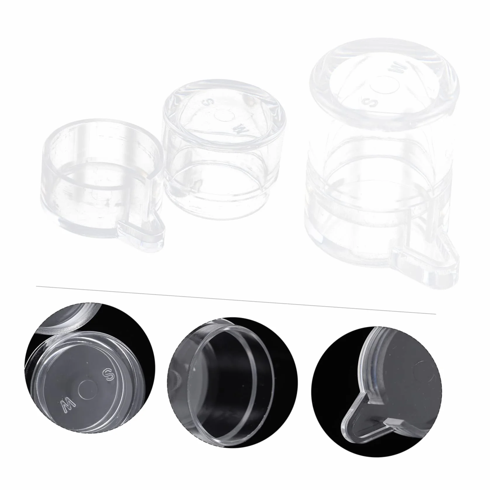 Gamelles à Eau pour Fourmis Acrylique Mangeoires Transparentes avec Port d'Alimentation Séparé
