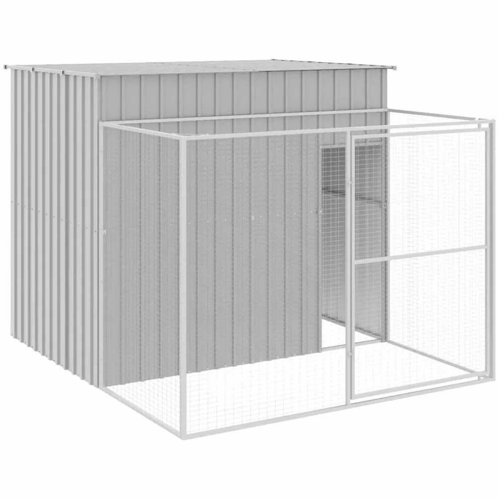 Niche pour chien gris clair 214x253x181 cm