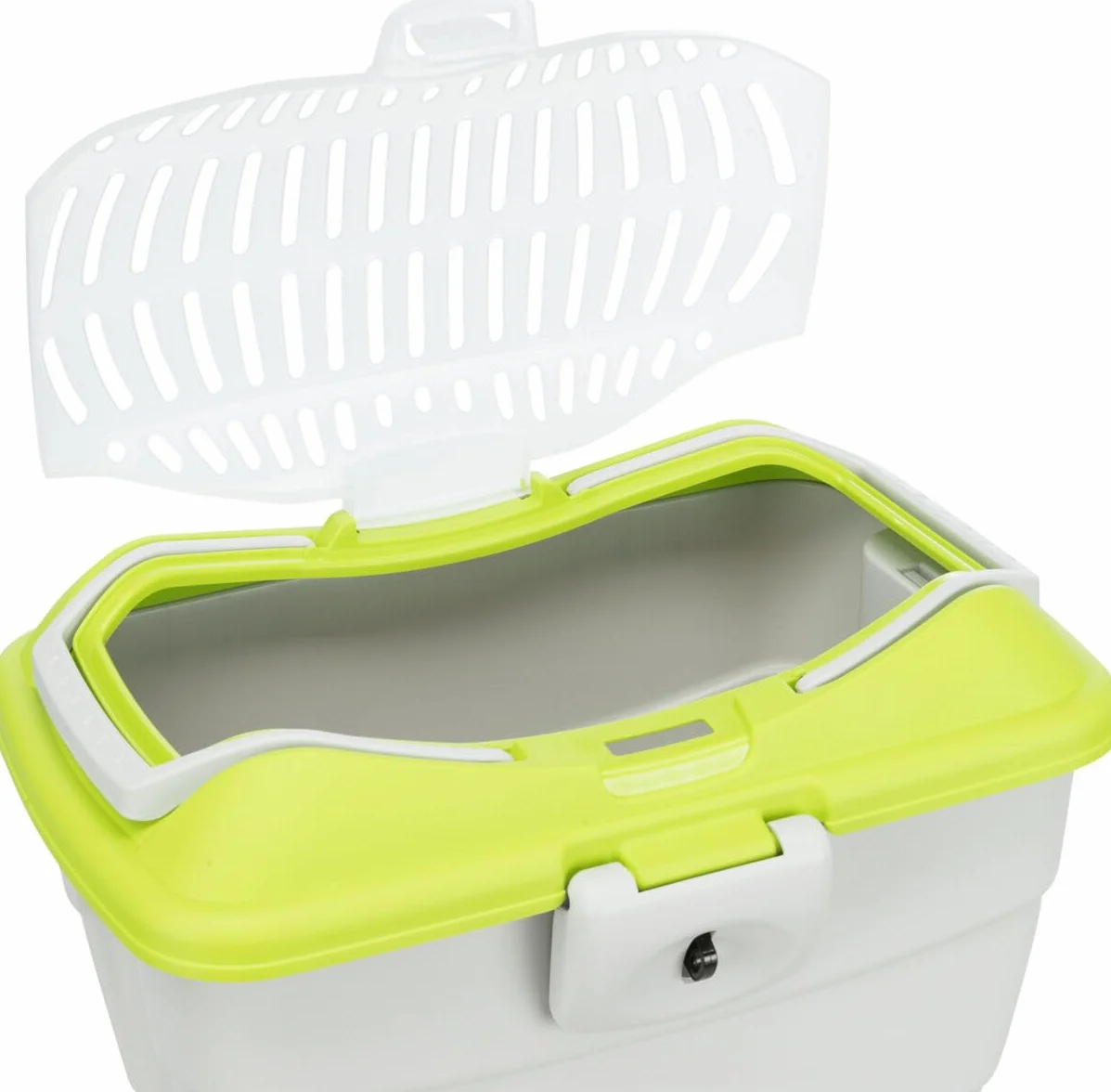 Trixie Mini Capri Boîte de Transport 40 x 22 x 30 cm Gris Clair/Vert