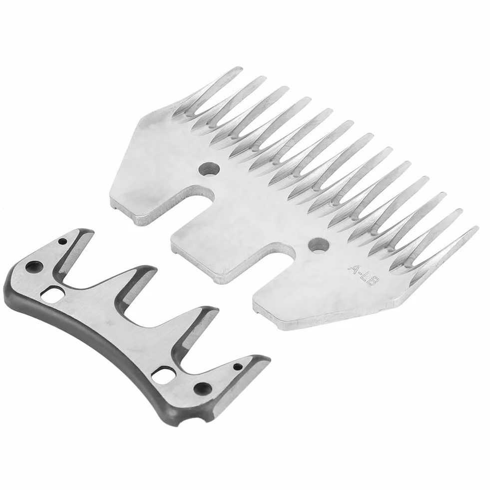 Lame de Tondeuse à Mouton en Acier Inoxydable, Cisaillement pour Chèvre 13 Dents