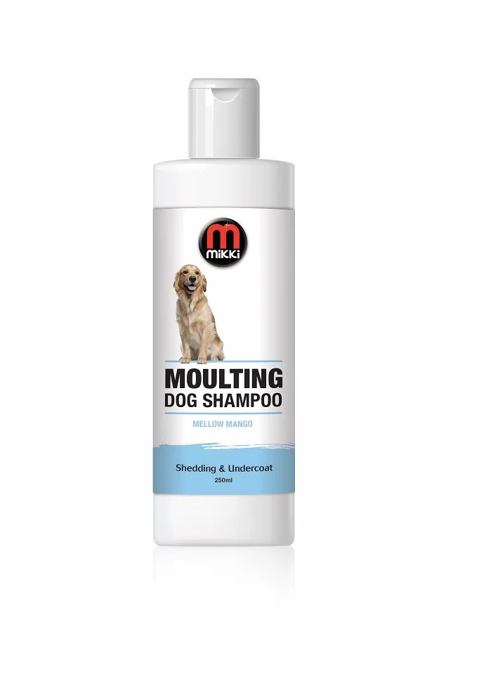 Mikki Shampooing de Toilettage pour Chien Qui Mue Parfum Mangue Douce 250 ml
