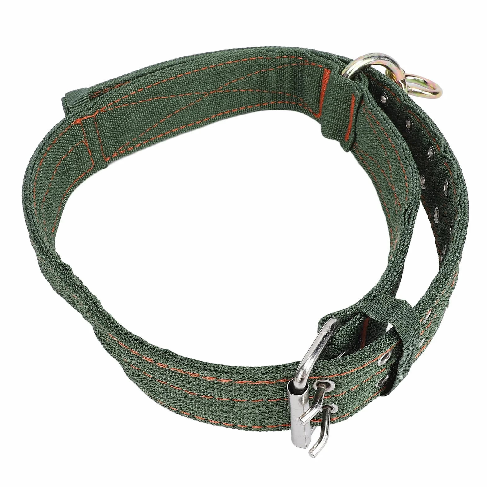 Collier pour bovins en Nylon épais avec Boucle en métal et chaîne de Traction pour Chevaux, Chiens et Animaux de Ferme (Taille Moyenne)