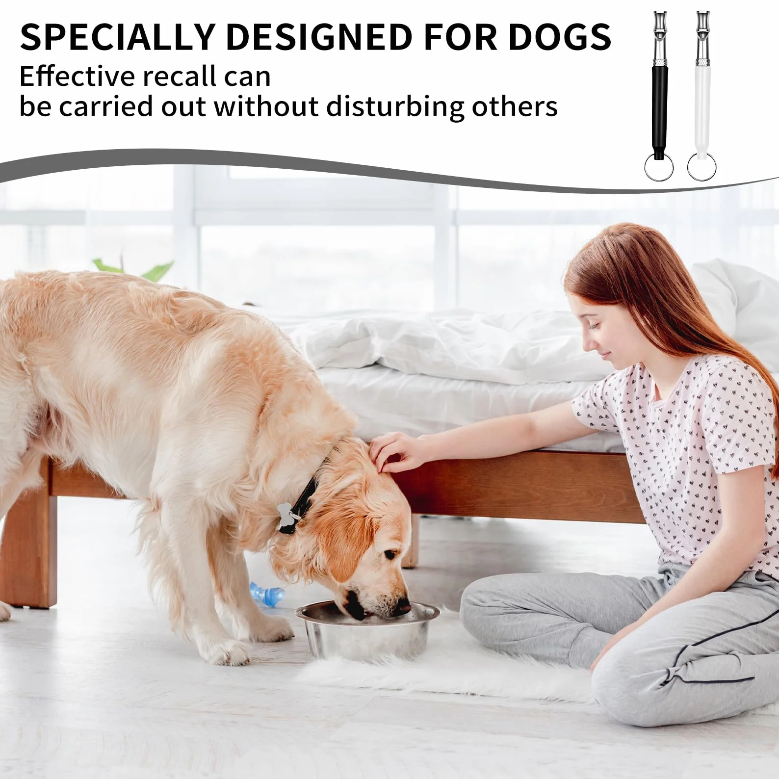 Sifflet Ultrason Chien Anti Aboiement Exterieur Repulsif Ultrasons Chat Grand Sifflets Femme Pet Promenade Sauvetage