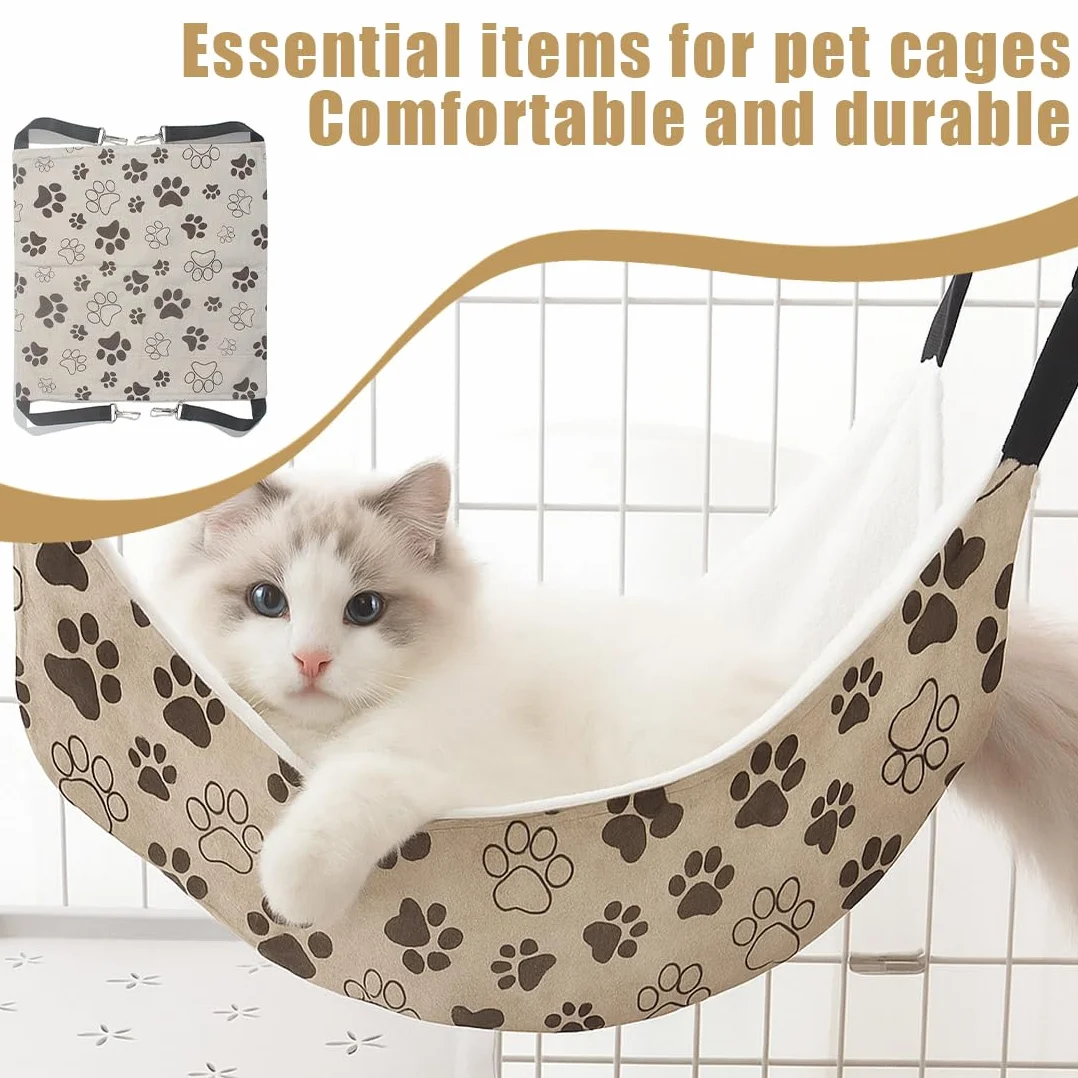 GXGM 1 Pièces Hamac Chat fenetre, Hamac pour Chat en Toile Suspendu pour Chat, Hamac pour Animaux de Compagnie, Doux et Respirant, Convient pour Les Chats, Chiens, Lapins