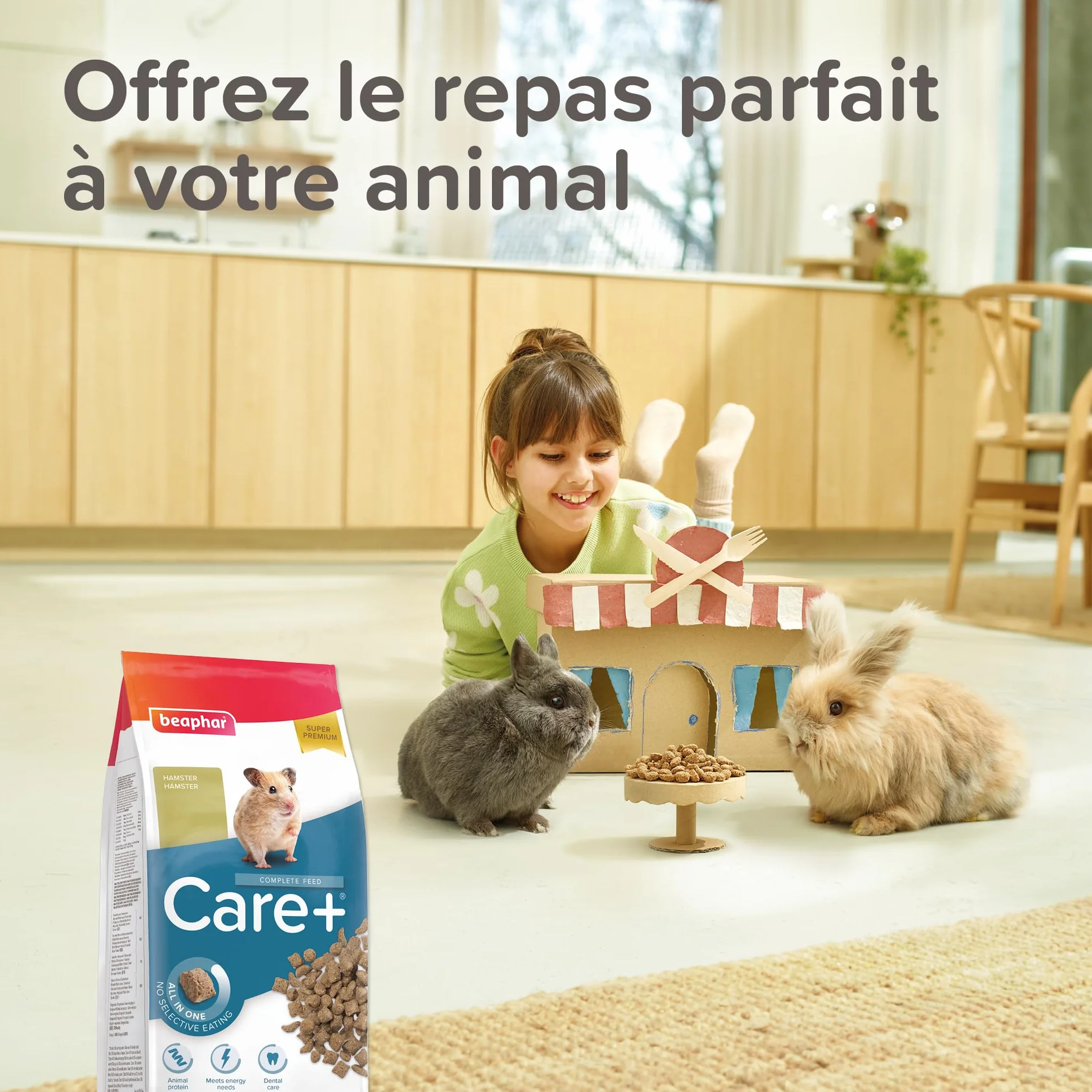 BEAPHAR Care+ Alimentation Super Premium extrudée pour Hamster 700g