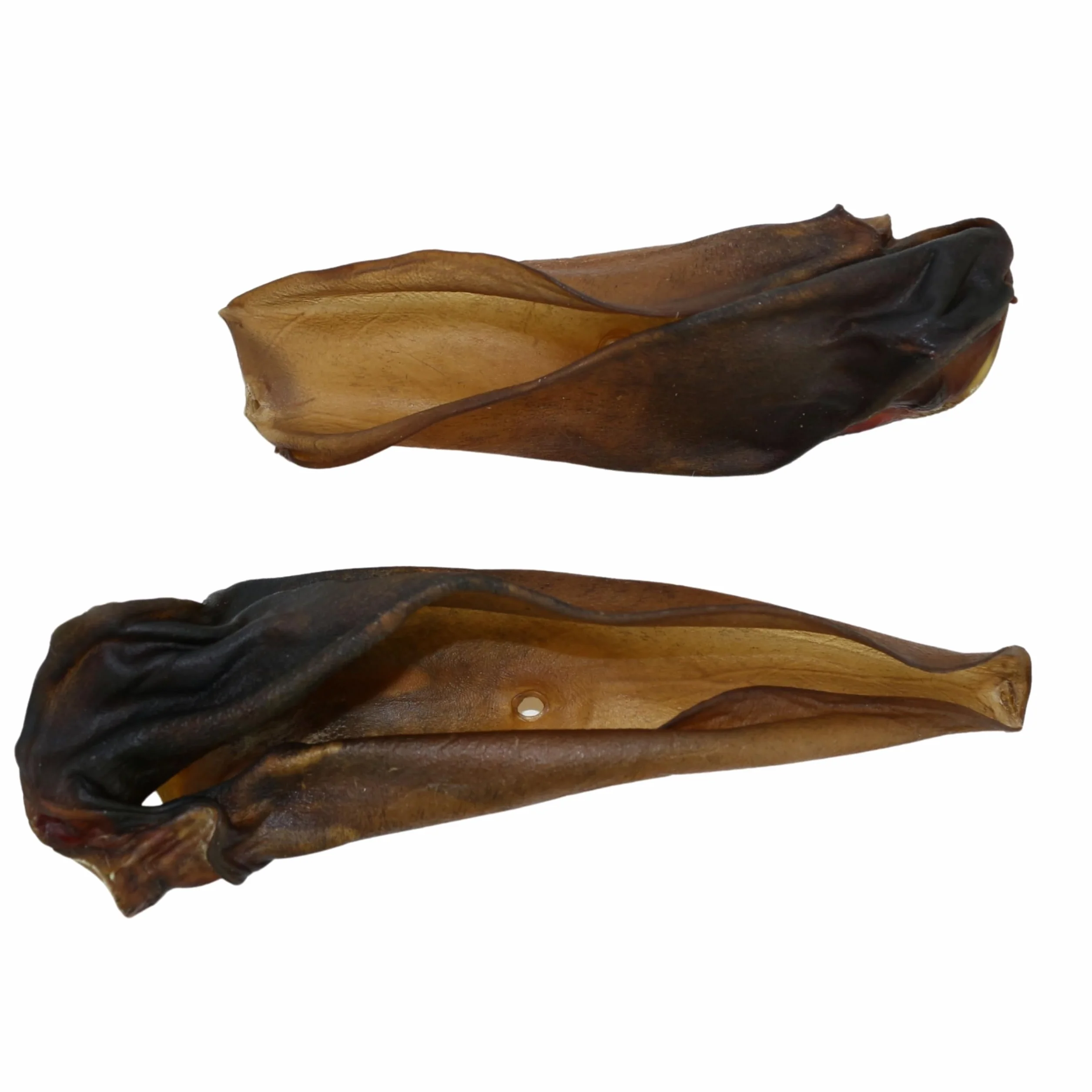 Oreilles de boeuf sans poils pour chiens 100% boeuf collations séchées sans céréales