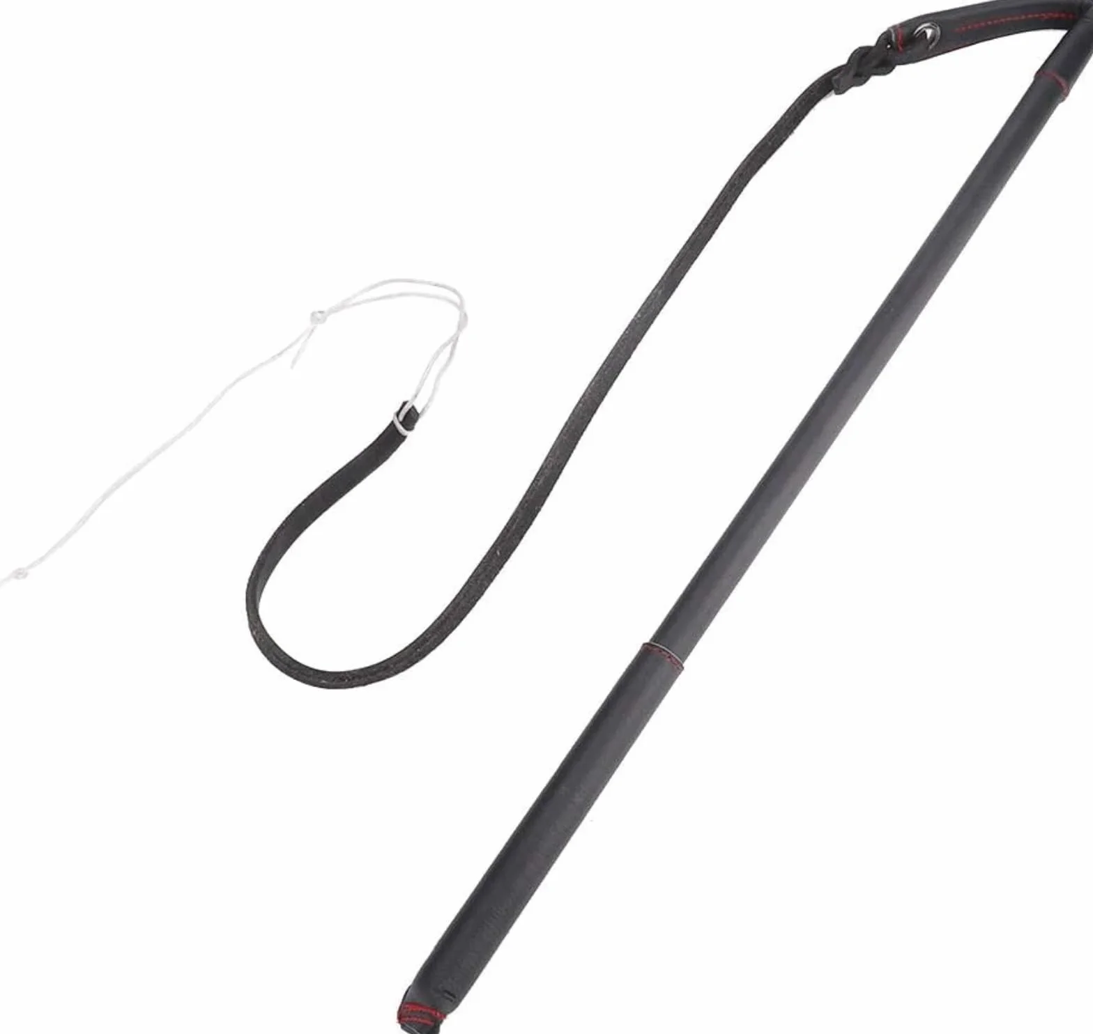 Cravache pour Chien en Cuir de Vachette avec Poignée Dressage Berger Allemand