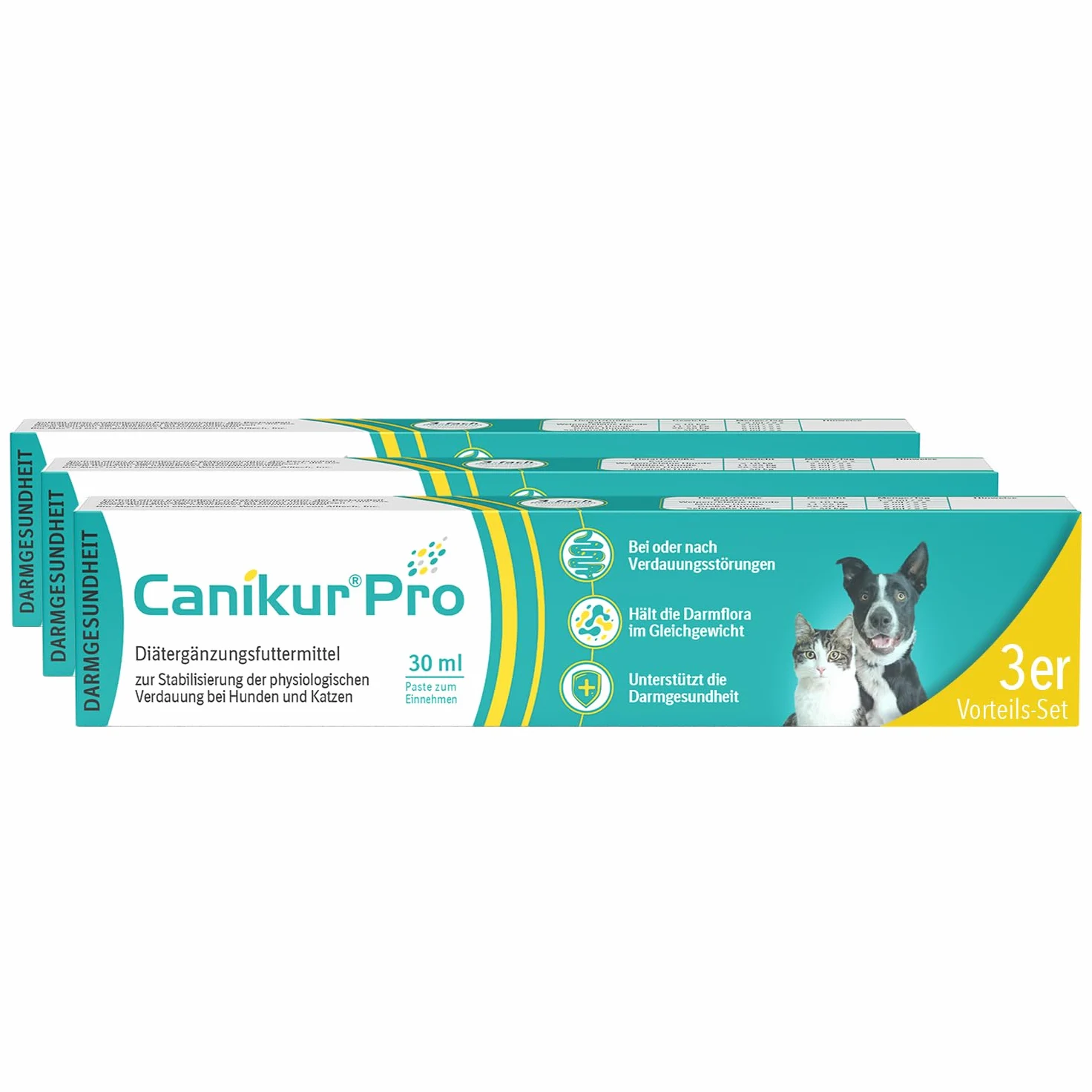 Boehringer Ingelheim Canikur Pro Pâte anti-diarrhée pour chiens et chats 3 x 30 ml