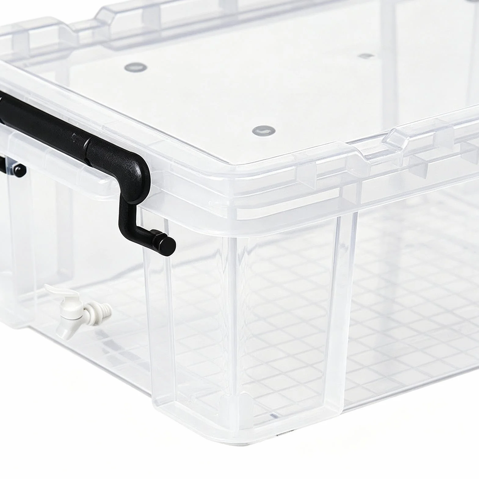 Bac Transparent pour Tortues Enclos de Repos pour Maison Appartement Bureau