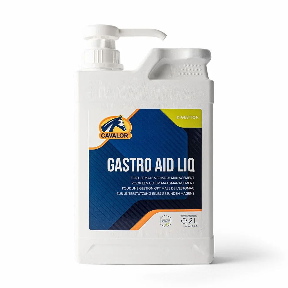 Cavalor Gastro AID LIQ Bidon 2 l Complément Alimentaire Liquide pour Chevaux