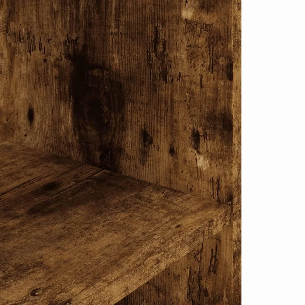 Support d'aquarium chêne fumé 75x36x72,5 cm bois d'ingénierie 17.92KG