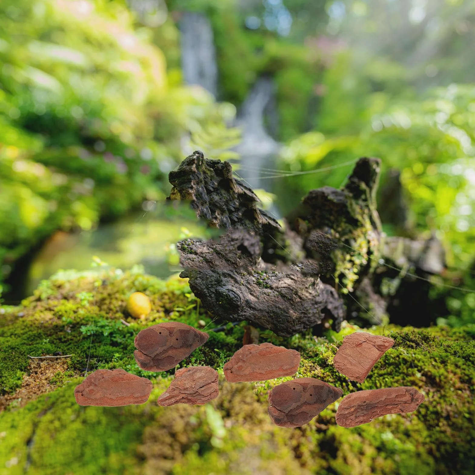 Copeaux d'Écorce de Reptile pour Vivarium Tortue Lézard Litière Naturelle
