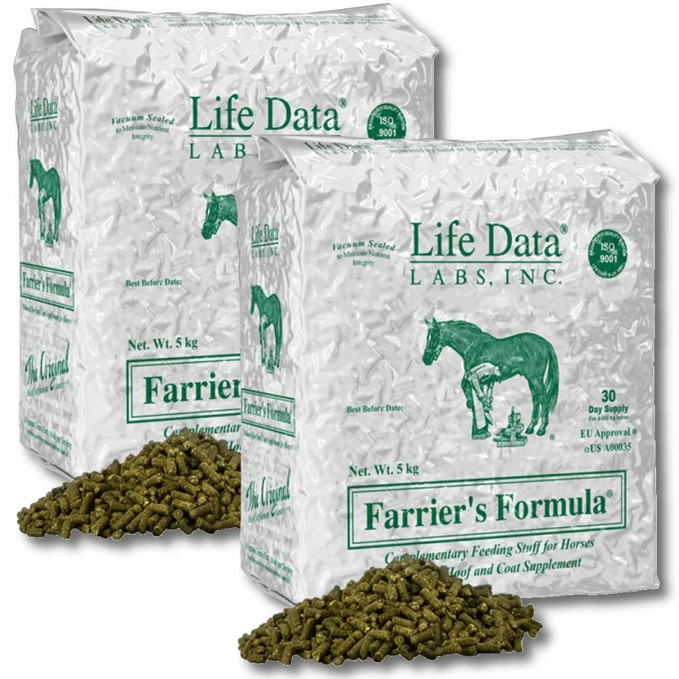 Life Data Labs Farriers Formula Original Nourriture pour chevaux 2 x 5 kg