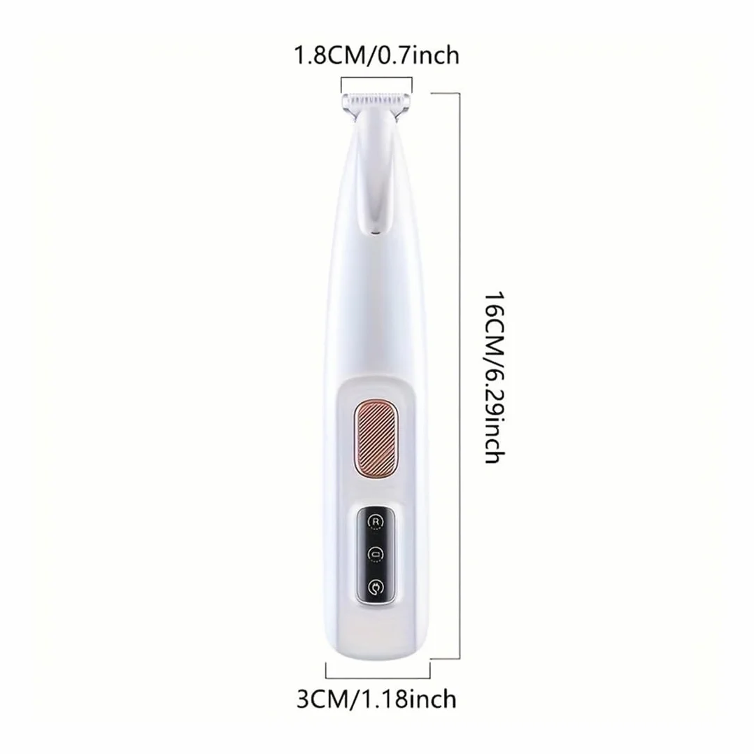 Tondeuse pour Chat Silencieuse Rechargeable Lames Hypoallergéniques Anti-Nœuds Poils Longs Courts